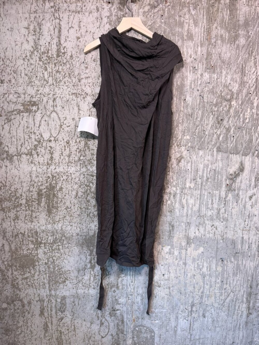 BRUNELLO CUCINELLI Women's Brown Cowlneck Mini Dress Size S